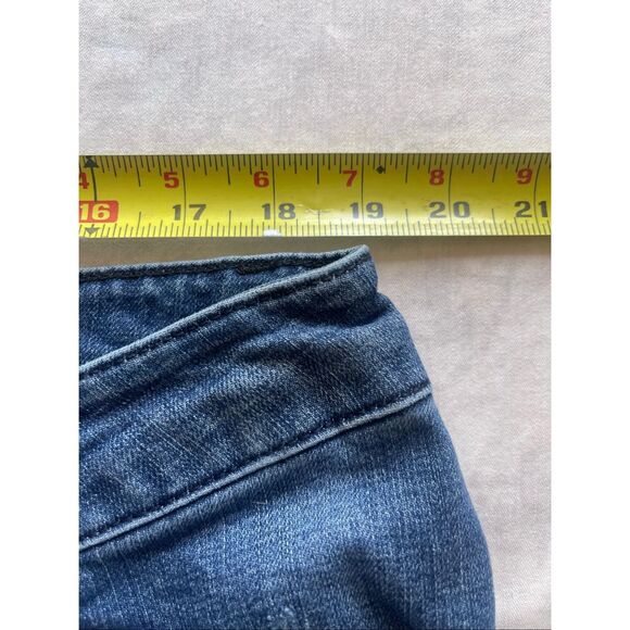 Lee Distressed Women’s Blue Jeans Bootcut Size 18W - Picture 4 of 8